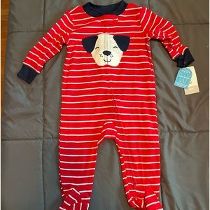 Carter's Puppy Dog Cotton Pajamas Footed Sleeper Baby Boy 6 Months